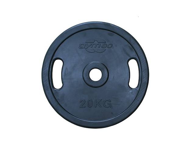 Диск обрезиненный 20 кг Gym80 Rubber Disc 50 mm 20kg