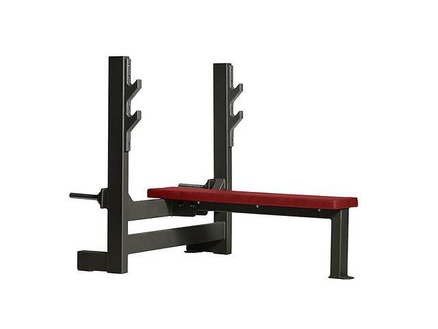 Скамья со стойками для жима горизонтальная Gym80 CORE Press Bench