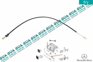 Трос печки ( черный L455 мм ) 9018330131 Mercedes / МЕРСЕДЕС SPRINTER 2000-2006 / СПРИНТЕР 00-06
