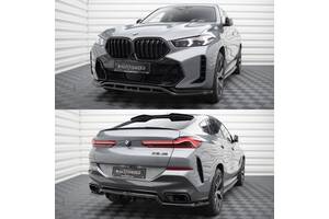 Тюнинг BMW X6 G06 LCI (2023+) обвес губа сплиттер пороги диффузор