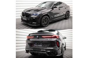 Тюнинг BMW X6M F96 обвес губа сплиттер пороги диффузор спойлер