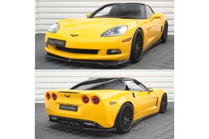 Тюнинг Chevrolet Corvette C6 обвес сплиттер губа пороги диффузор