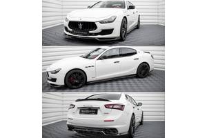 Тюнинг Maserati Ghibli обвес сплиттер элерон пороги диффузор спойлер