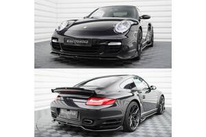 Тюнинг Porsche 911 Turbo 997 обвес сплиттер губа юбка пороги диффузор