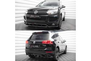 Тюнинг Volkswagen Touareg NF (10-15 обвес губа пороги диффузор спойлер