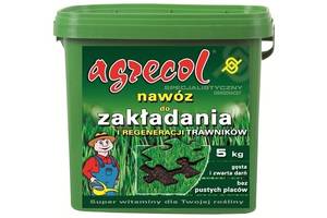 Добриво Agrecol для газонів закладка та відновлення 5 кг