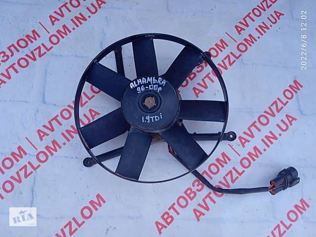 Вентилятор основного радиатора для Seat Alhambra 1.9tdi 1996-2000