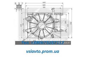 Вентилятор радіатора HYUNDAI i30 12-16