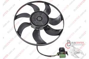 Вентилятор радиатора с моторчиком (крыльчатка, 7 лопастей) Opel Astra J (2010-2015) 52427231 BOSCH 0130303338