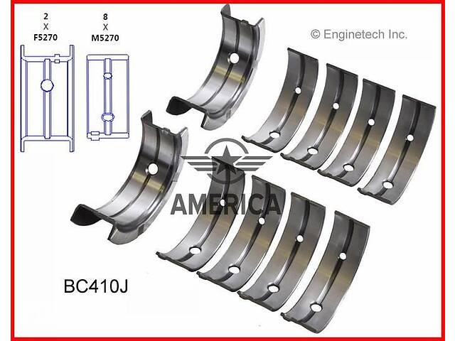 Вкладыши коренные +0,50mm ENGINETECH BC410J50mm Chrysler Voyager Dodge Caravan