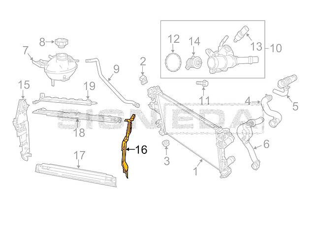 Воздухозаборник WD0023165 на JEEP COMPASS 2016-