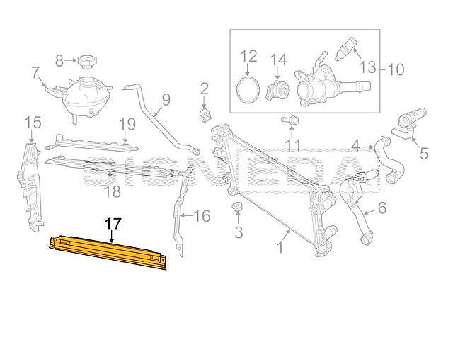 Воздухозаборник NT0023167 на JEEP COMPASS 2016-