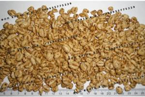 Воздушная пшеница взорвана Puffed wheat