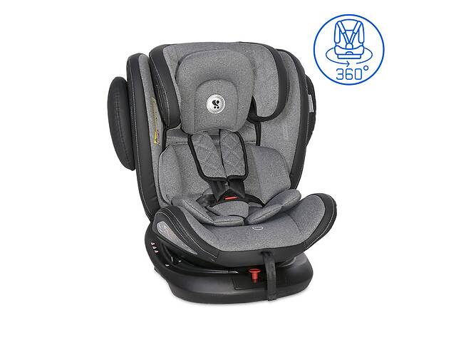 Автокресло Lorelli Aviator + sps + isofix (0-36 кг) Светло-серый