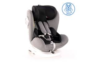 Автокресло Lorelli Lusso + sps + Isofix 0+/1/2/3 (0-36 кг) Серый