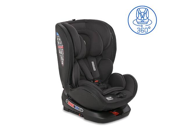 Автокресло Nebula Isofix (0-36 кг) Black Leather