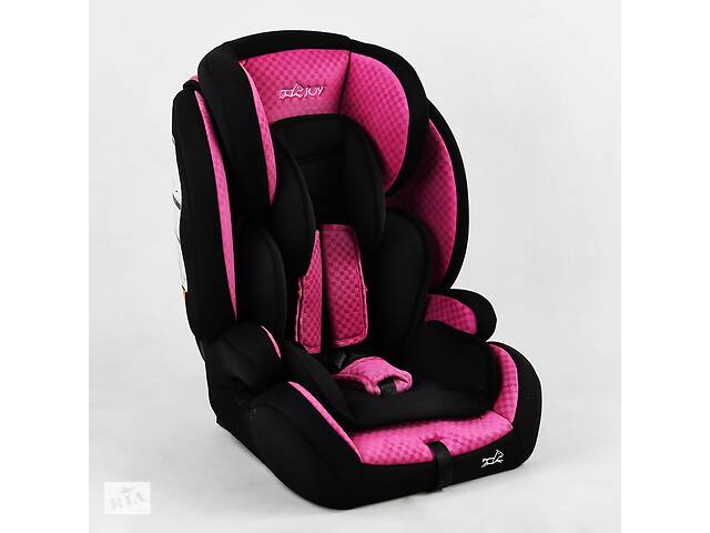 Детское автокресло JOY ISOFIX 1/2/3 9-36 кг Black and pink 103462