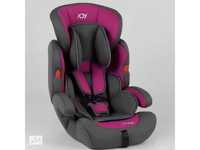 Детское автокресло JOY NB-5003, от 9 до 36 кг, с бустером, серо-фиолетовый