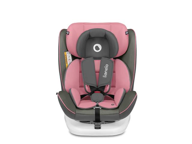 Детское автокресло Lionelo BASTIAAN PINK BABY (white base)