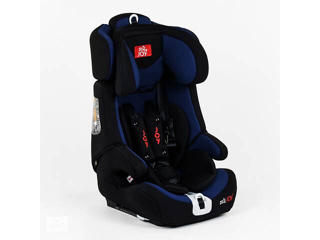 Дитяче автокрісло універсальне JOY ISOFIX 1/2/3 9-36 кг Black and dark blue 80459