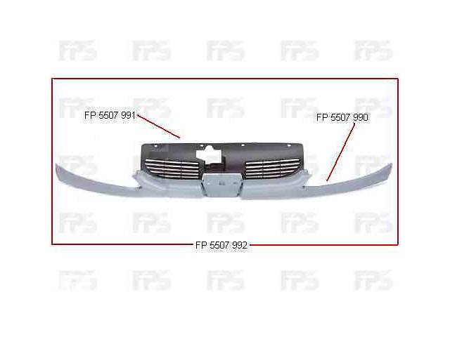 Полоски под фары Peugeot  206 1998-2009 (Код: FP 5507 990 )