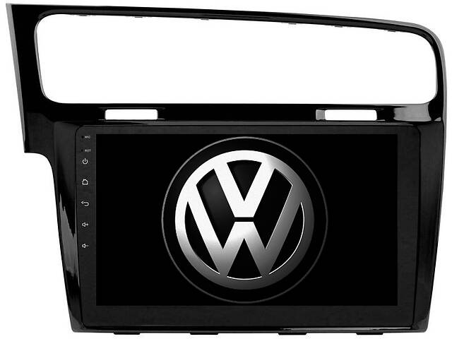 VW Golf 7 штатна магнітола Dakota 9018 PremiumSound на Android 8 DSP IPS 10' RAM 4Gb ROM 64GB SC9853 Чорна