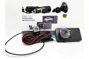 Видеорегистратор DVR Dash Cam T695 c 3-мя камерами