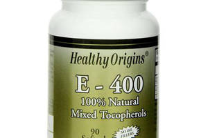 Витамин Е Healthy Origins смесь токоферолов Vitamin E 400 МЕ 90 капсул (HO15144)