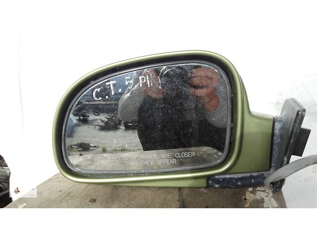 Вживане дзеркало бокове ліве для Chevrolet Tacuma 2003, 2008 Дзеркало ліве під покраску на 5 PIN. Дивитися фото.96262604