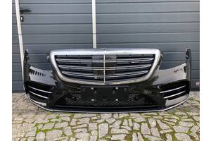 Вживаний бампер передній для Mercedes S-Class w222 lift amg