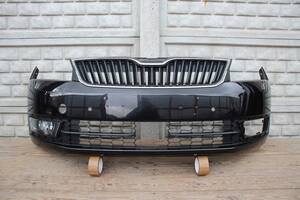 Подержанный бампер передний для Skoda Rapid
