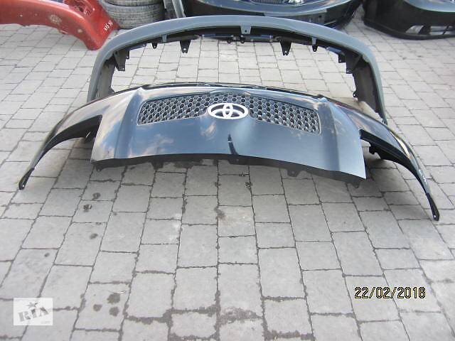 Применяемый бампер передний для Toyota Yaris 2006-2009 гг под покраску - Фото 4