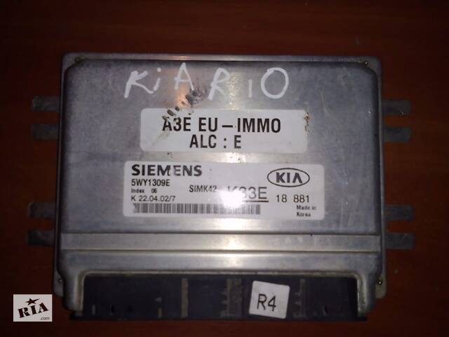 Вживаний блок управління двигуном 5WY1309E для Kia Rio 2000-2004