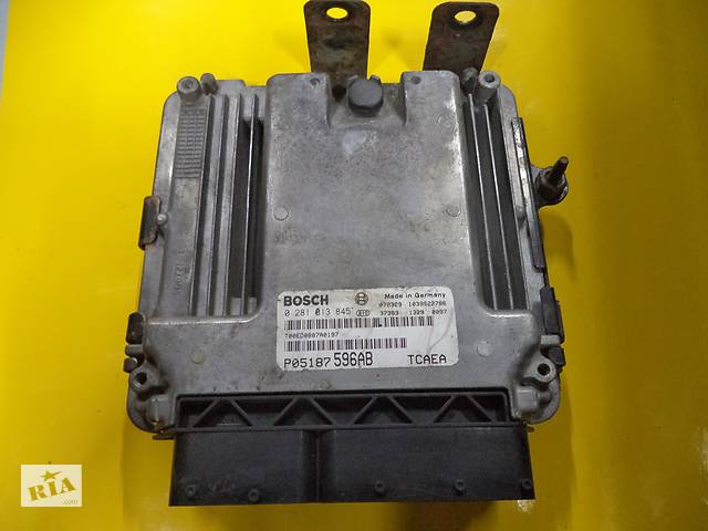 Б/у блок управления двигателем для Jeep Patriot (2,0 CRD) (2007-2010) 5187596AB (0281013845) (P05187596AB)
