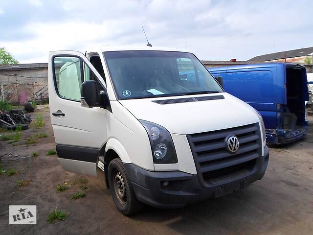Подержанная дверь передняя (правая пассажира) для Volkswagen Crafter 2006-2015 - Фото 4