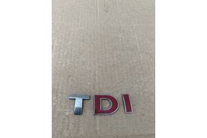 Б/у эмблема для Volkswagen T5 (Transporter) 2009=TDI=задняя
