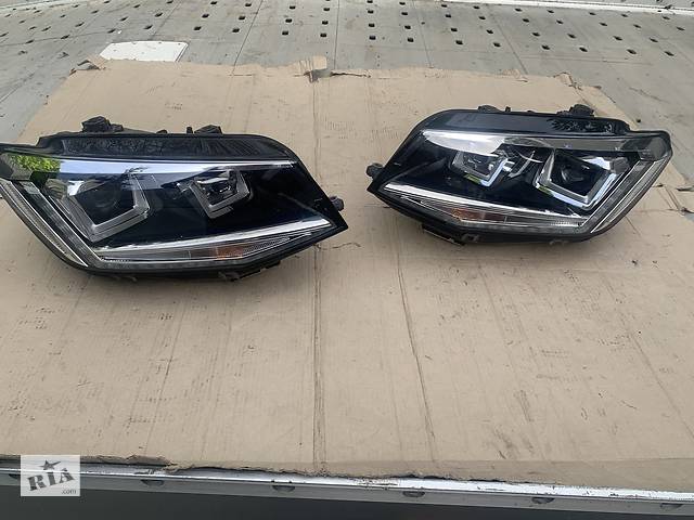 Б/у комплект ксеноновых фар для Volkswagen Caddy 2017=2K1 941 031 B - 2K1 941 032 B=HELLA=L + R=комплект - Фото 1