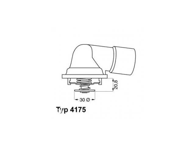 WAHLER Термостат Opel Omega/Vectra 2.5-3.2 V6 94-03 (больше не поставляется) (4175.92D)