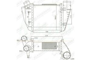 Интеркулер A4 (B7)- 11.2004 - 10.2007