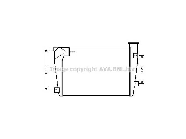 Интеркулер для моделей:MERCEDES-BENZ (O)
