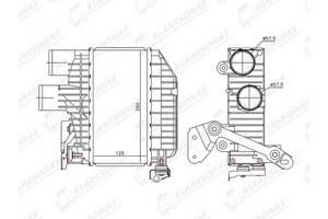 Інтеркулер COROLLA E12 H/B- 11.2001-03.2007