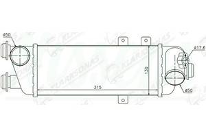 Интеркулер ELANTRA- 08.2006 - 01.2011