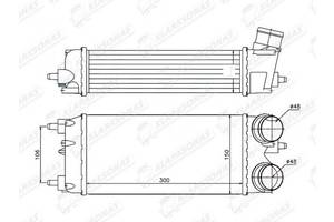 Інтеркулер FIESTA VI- 08.2008 - 12.2012