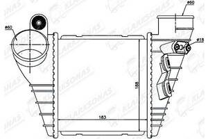 Інтеркулер GOLF IV- 10.1997-09.2003