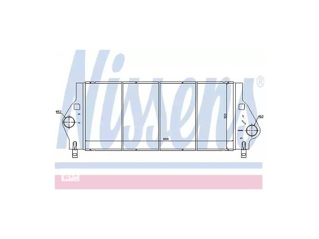 Интеркулер NT0109535 на RENAULT LAGUNA 2001-2007