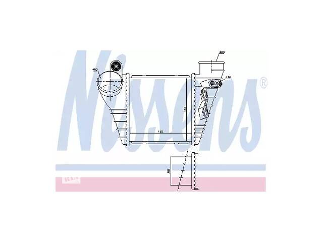 Интеркулер AR118685 на VOLKSWAGEN BORA 1999-2005