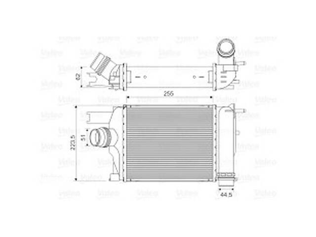 Интеркулер NT0149799 на Renault Duster 2010-2018