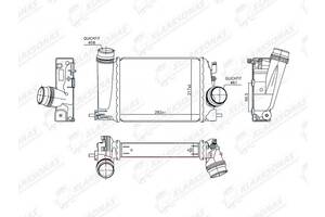 Интеркулер MEGANE- 01.2016 -