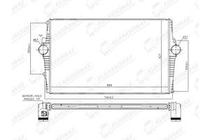 Интеркулер XC70 (SW)- 05.2004 - 09.2007