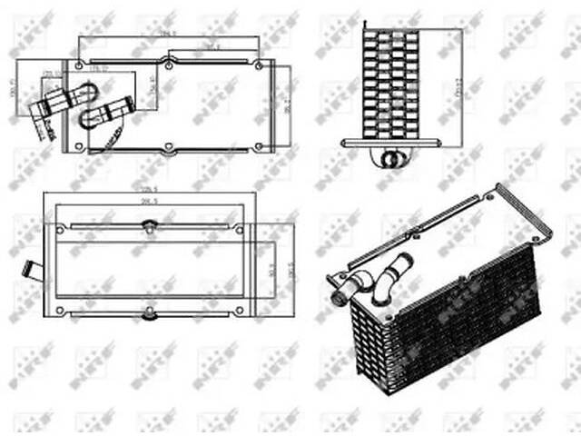 Интеркулер турбины WD0149878 на Skoda Octavia A5 2005-2013